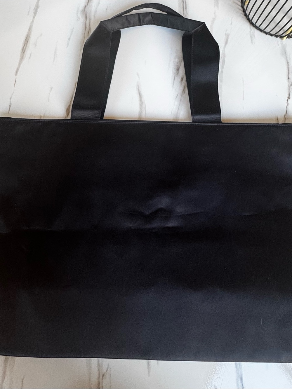 Victoria's Secret Black Tote with Rhinestone VS Logo - Picture 7 of 12